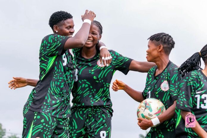 Falconets Falconets celebrate a goal
